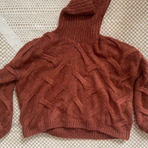 Madewell Somervell Modern Cable Turtleneck Sweater (Size S)